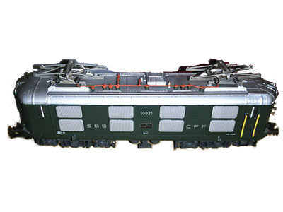 Nゲージ  S B B Re 4/4 10021 プレステージモデル 真鍮 ブラス Endo エンドウ スイス鉄道