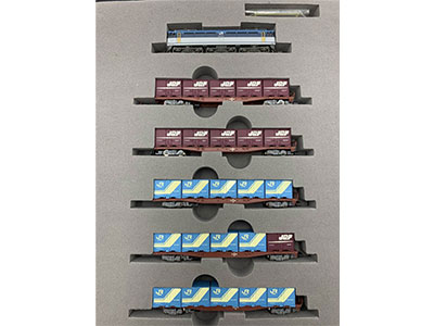 PZ1-005 EF65 貨物色・コンテナ車両 コキ50000+19B・18D 7両基本セット