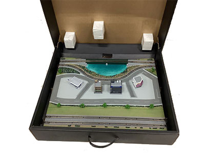 PZ3-002 完成ジオラマ増設プレート(Zゲージ) PRO Z Cタイプ 元箱付属