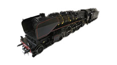 Class 241A Steam Engine w/Proto-Sound 3.0 (Hi-Rail Wheels)