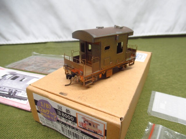 組み立て済み ワールド工芸 国鉄 ヨ8000 車掌車 特別企画品 1/87 12mm HOゲージ 真鍮製 鉄道模型