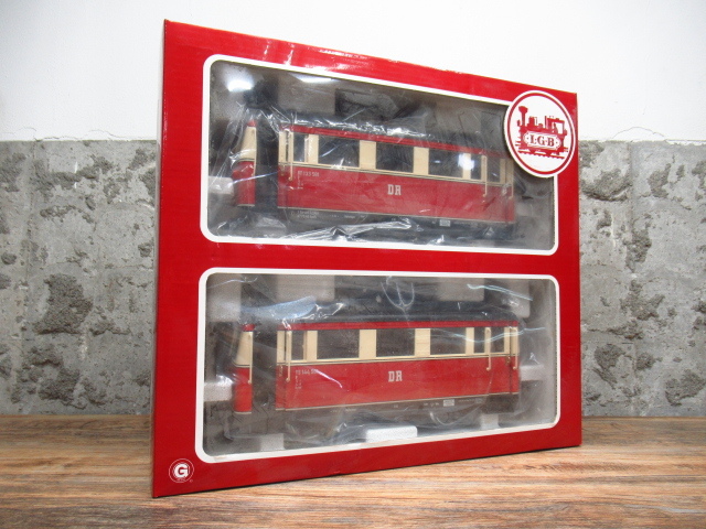 LGB 29655 DR Class VT 133 Powered Rail Car and Control Car ディーゼル ドイツ 鉄道模型 Gゲージ